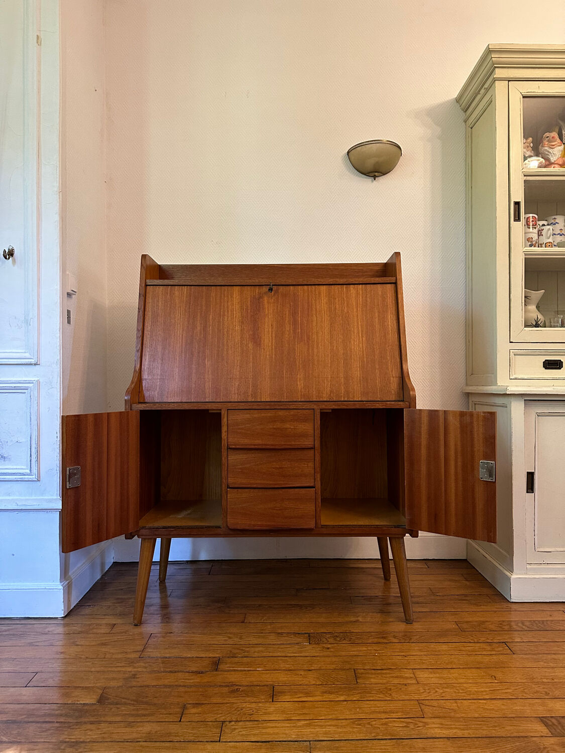 Secretary Vintage English teak 60s