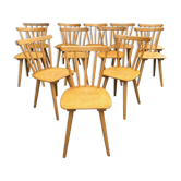 12 Scandinavian-style bistro chairs
