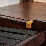 Mid century Lounge Chairs & Table by Carl Straub, Germany, 1970s, Set of 3