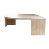 Table basse en travertin le coquillage