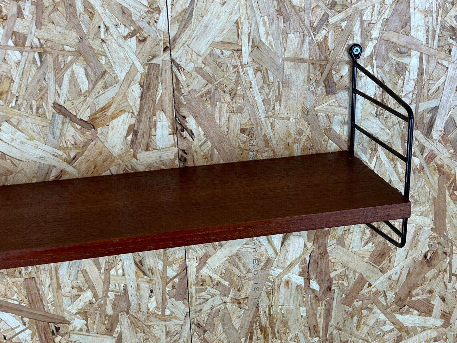 60s 70s teak string shelf module by Kajsa & Nils “Nisse” Strinning Sweden 60s