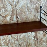 60s 70s teak string shelf module by Kajsa & Nils “Nisse” Strinning Sweden 60s