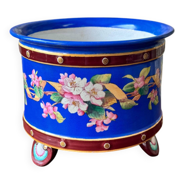Cache-pot en faïence fine – Minton, vers 1870. XIXeme
