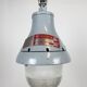 Grey industrial explosion proof light from Crouse-Hinds, 1970s