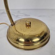 Brass Table Lamp Attributed to Hala Zeist, Netherlands, 1950s