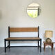 Bench wood and straw