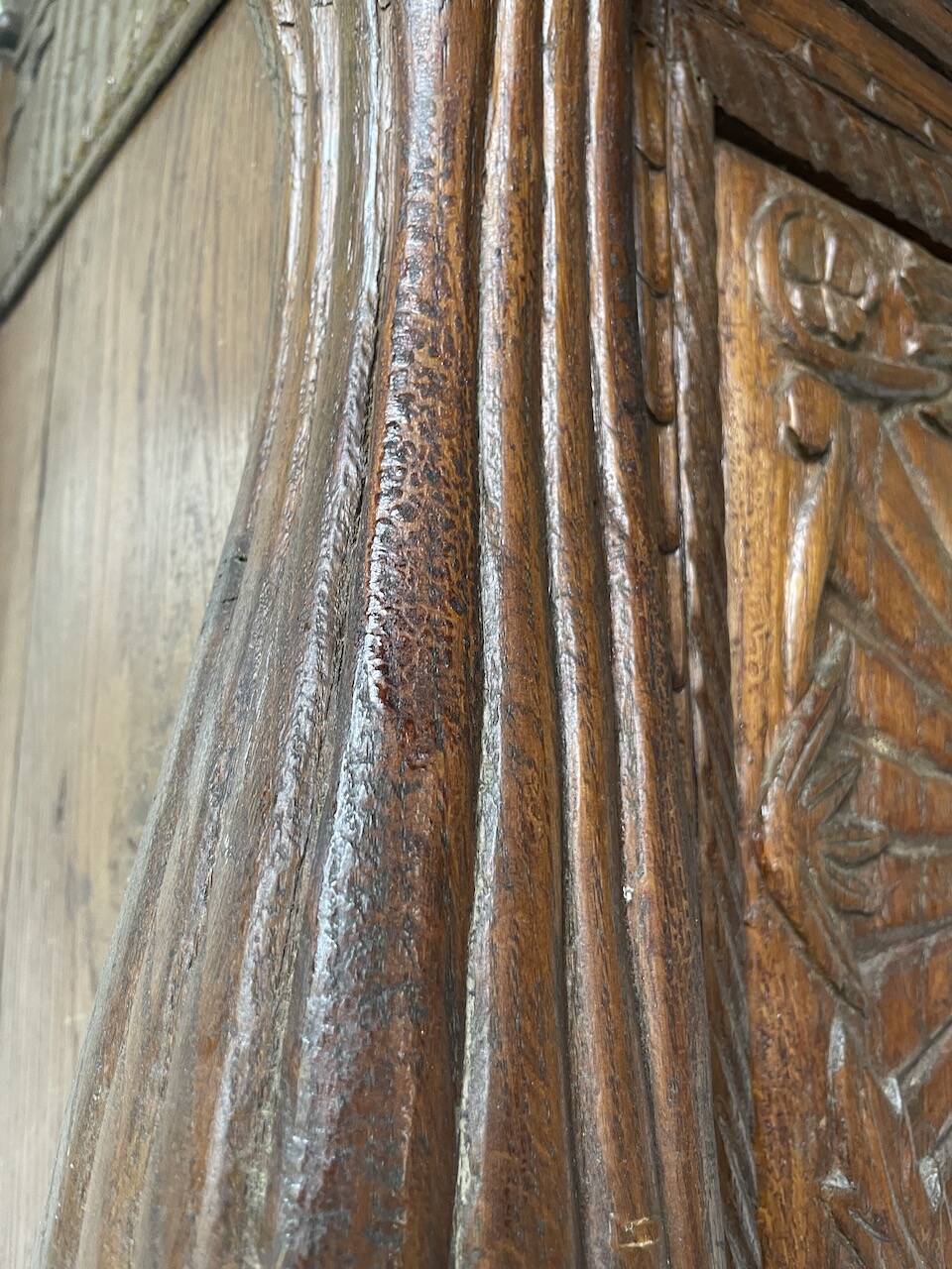 Auvergne brutalist folk art furniture 1890