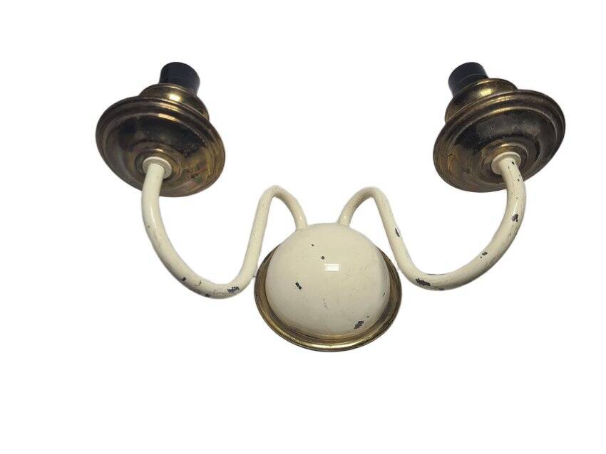 2-armed wall lamp from Elmet Zabrze, Poland, 1970s