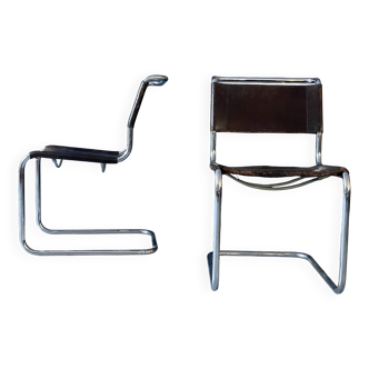 Pair of Mart Stam S33 Chairs