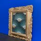 Golden vintage frame