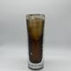 Vintage Big, Tall Coke Cola Murano Vase in brown "Sommerso" Glass