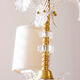 Suspension tropicale en plexiglass et laiton