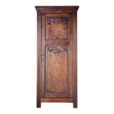 Antique carved wooden bonnetière – Art Deco / Art Nouveau style