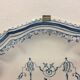 Decorative plate earthenware of Moustiers décor a la berain