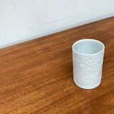 White German porcelain vase from the mid-century by Bjørn Wiinblad for Rosenthal, 1960s.