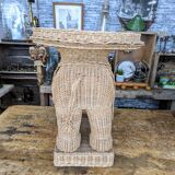 Vintage rattan coffee table