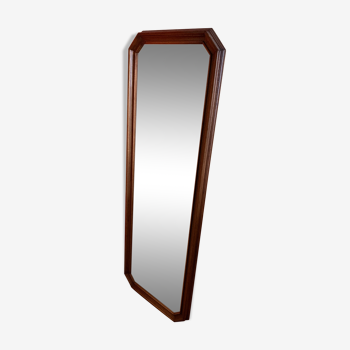Miroir rectangulaire bois marron