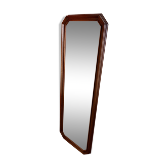 Miroir rectangulaire bois marron
