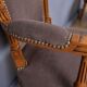 Pair of stained beech armchairs, Louis XVI style – 1950