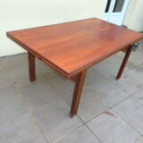 Rectangular dining table in vintage teak