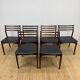Ensemble de six chaises par Vestervig Erikson, années 1960