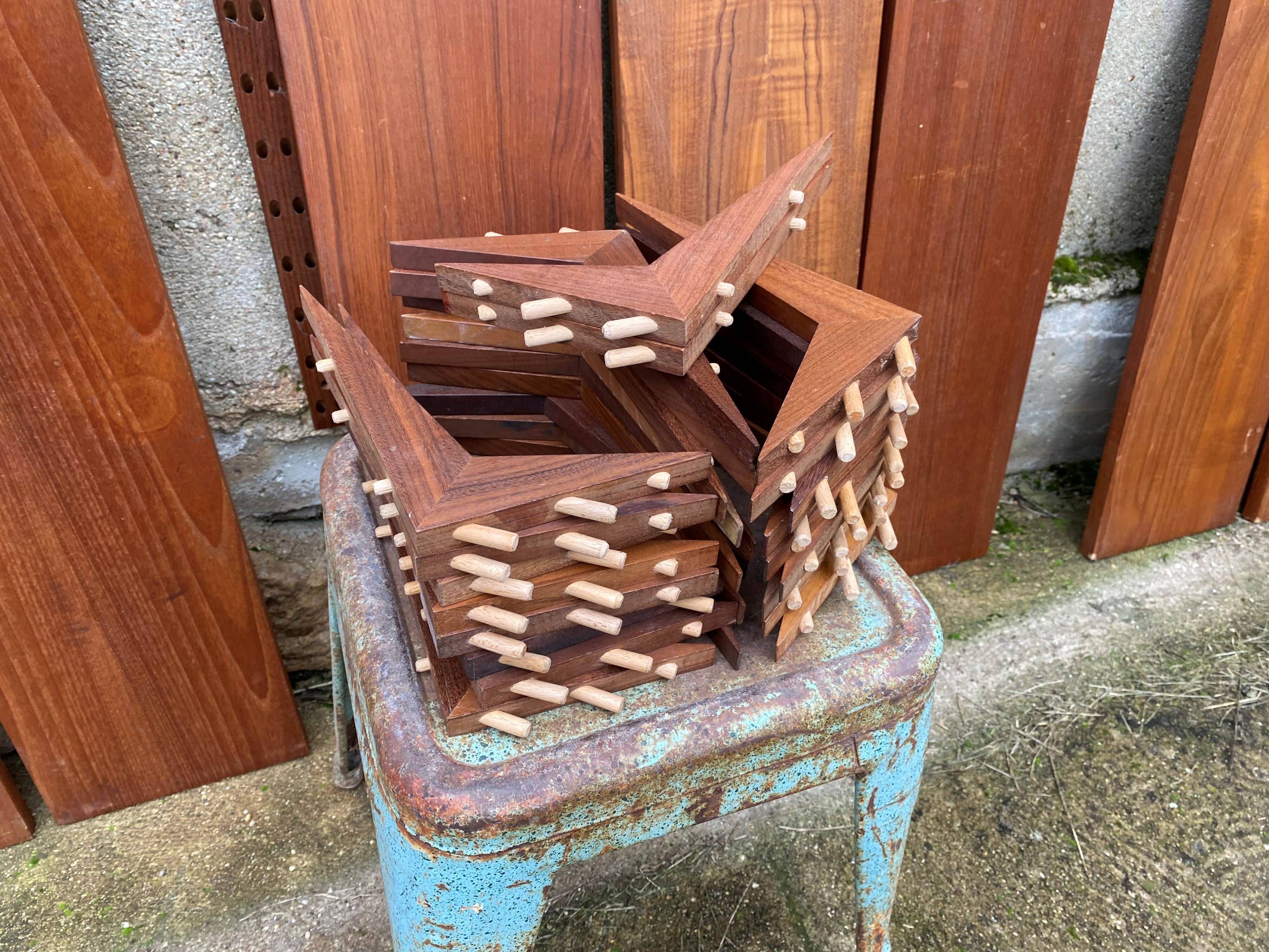 Scandinavian teak bookcase Poul Cadovius 50 vintage
