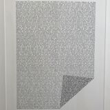 Original engraving signed and numbered by Manuel ALVESS (1939-2009) Lorem ipsum dolor, 1971