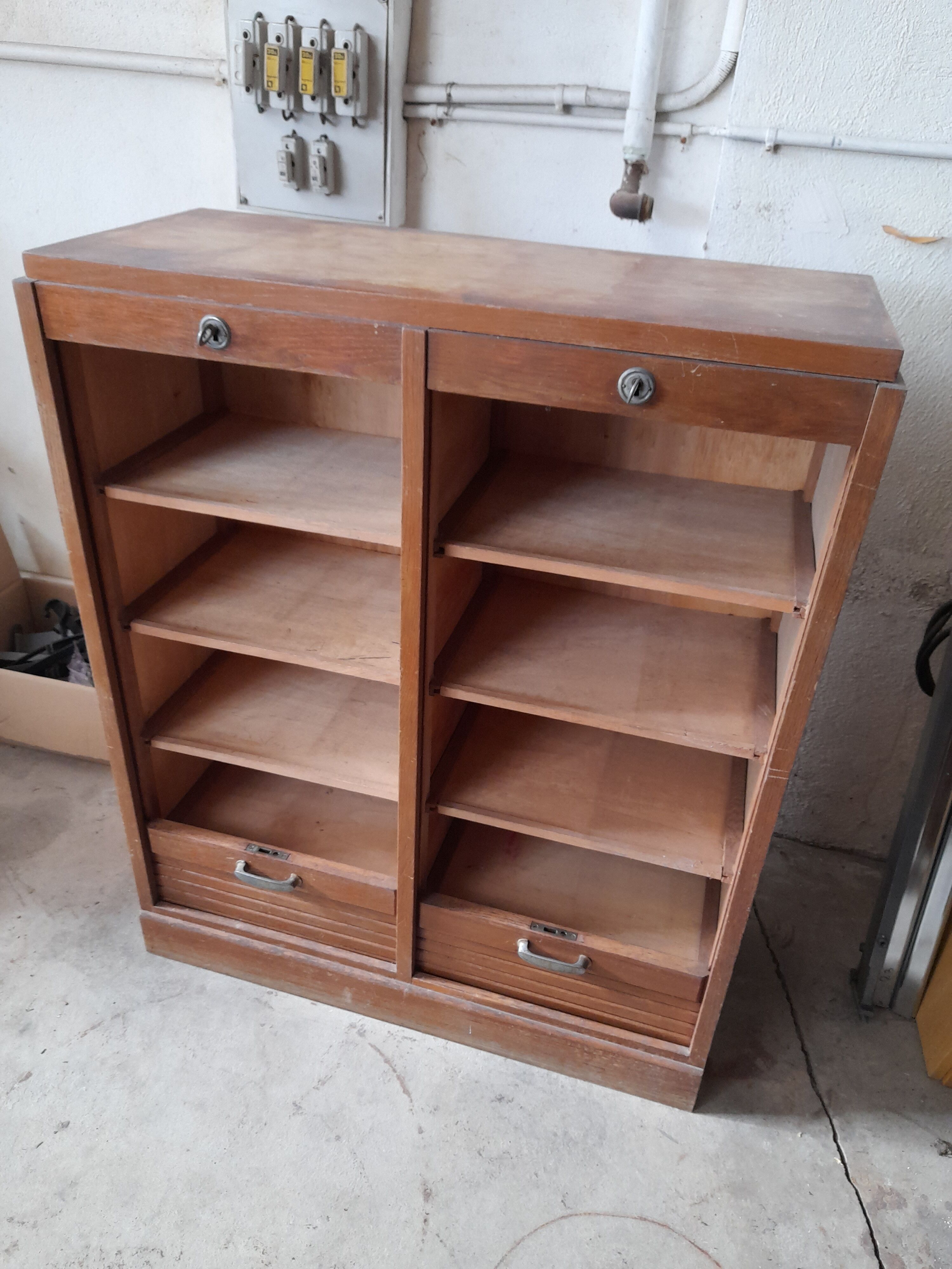 Old curtain cabinet 1950
