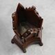 Neo-Gothic Oak Umbrella Stand with Sculptural Carving, France, 19th Century