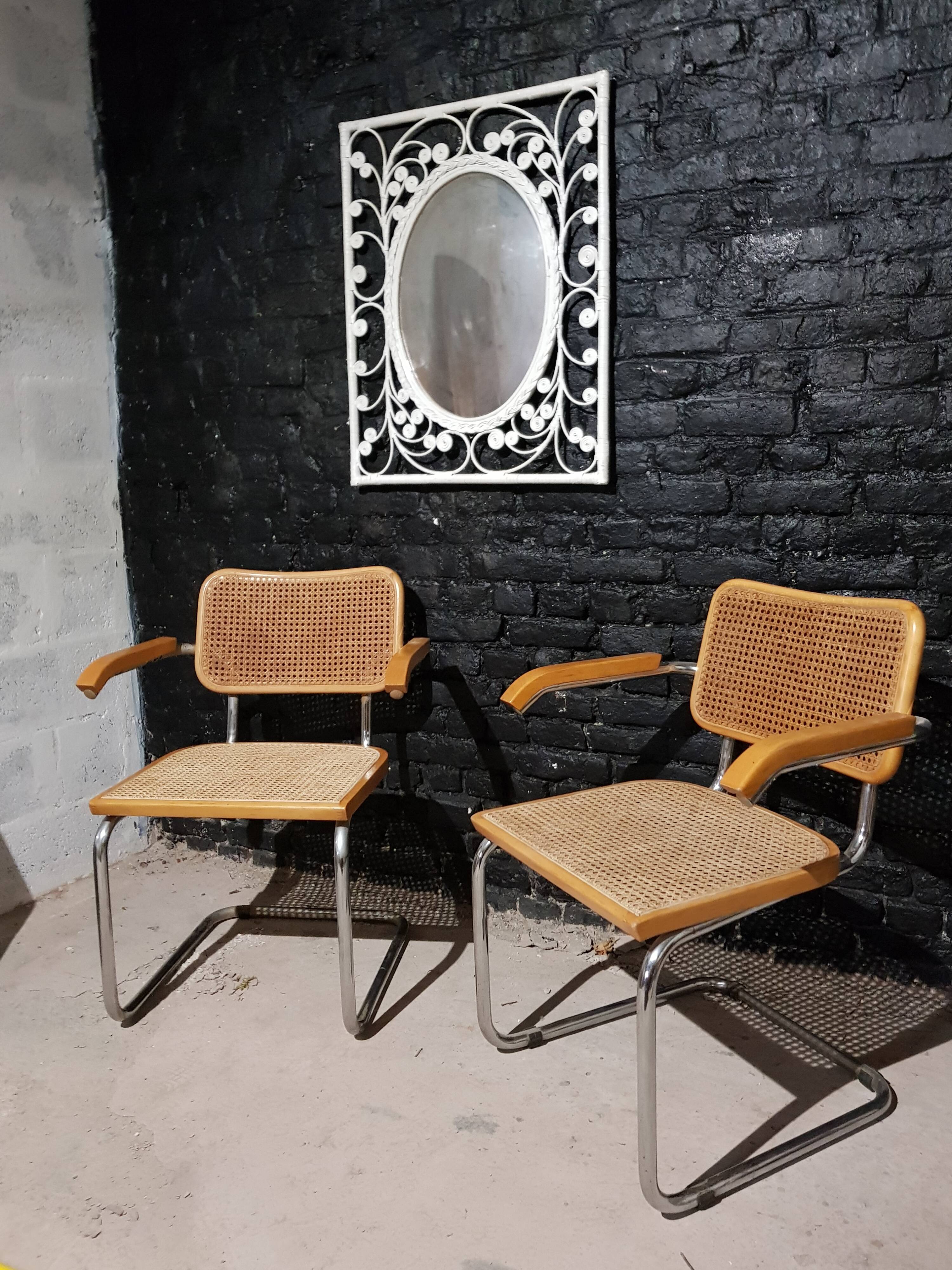 Marcel Breuer B64 armchairs