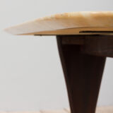 Guglielmo Ulrich coffee table with marble top, Italy, 1950s.