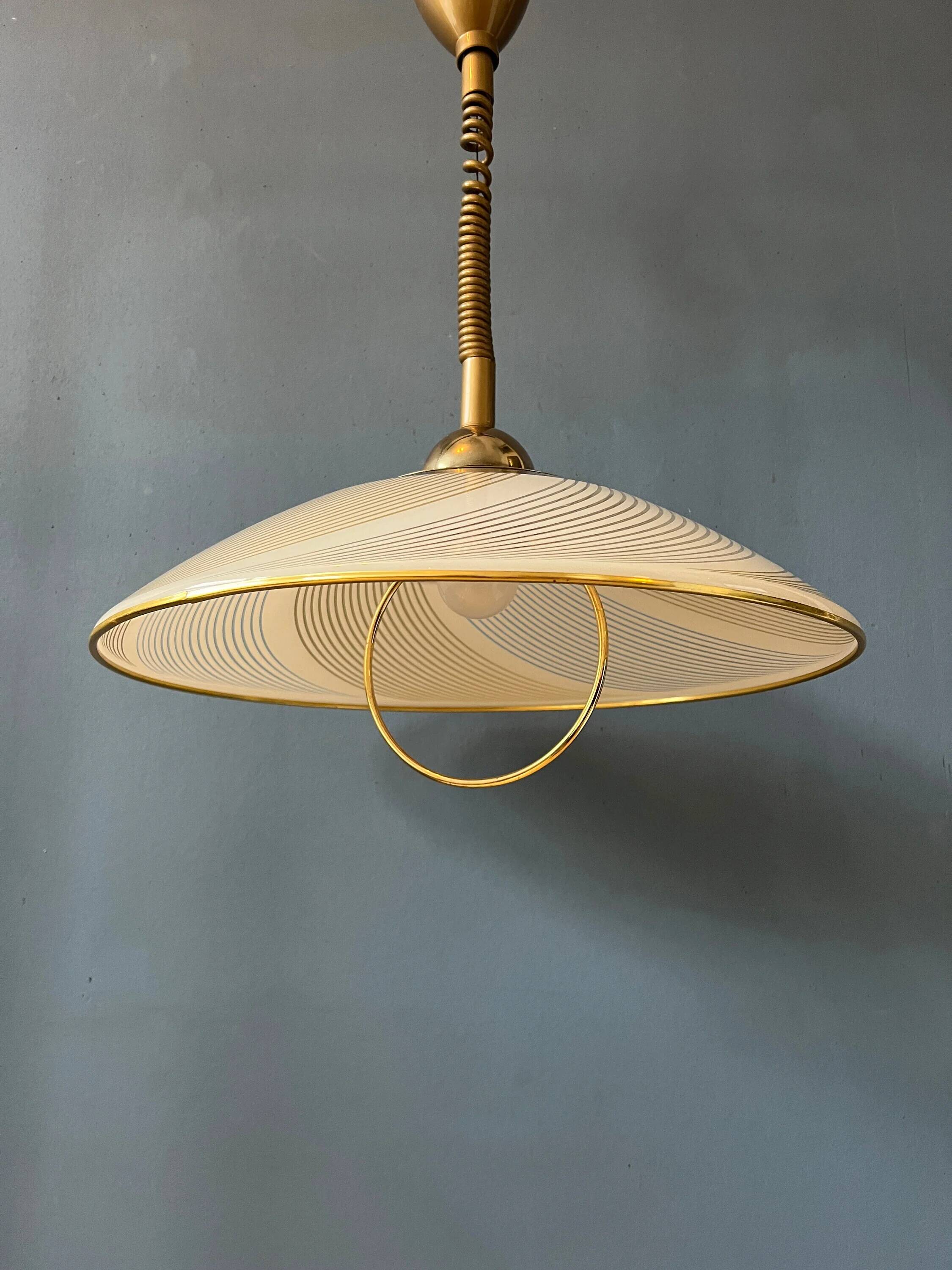 Vintage Mid-Century Hollywood Regency Suspension