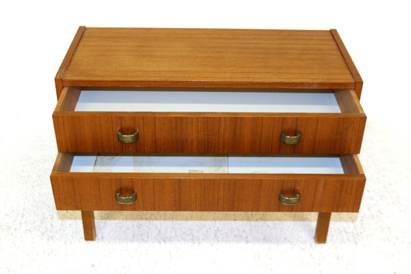 Commode scandinave en teck et en hêtre, Suède, 1960