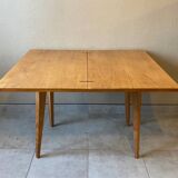 Vintage wooden portfolio table