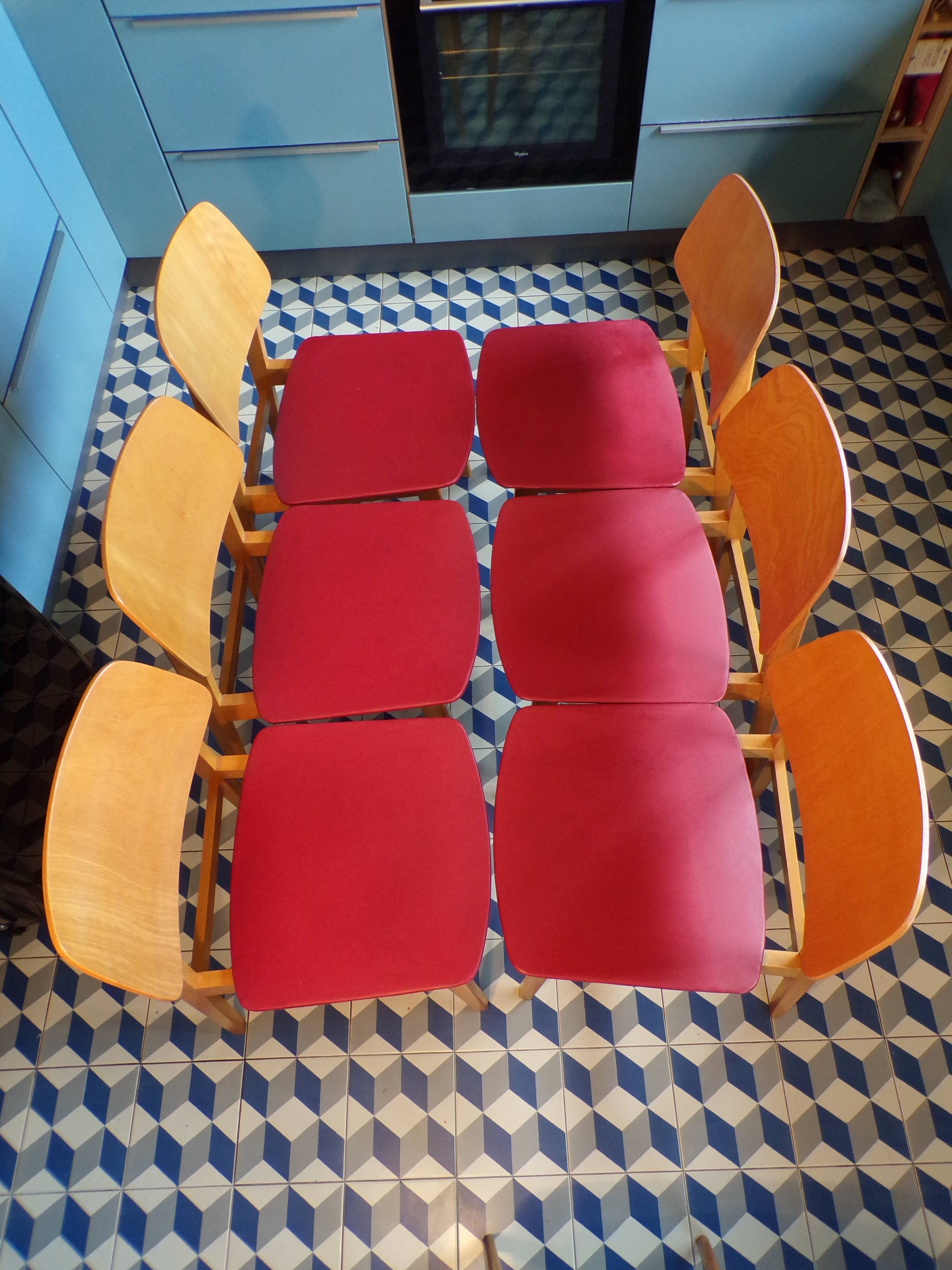 Set of 6 Habeo Scandinavian chairs