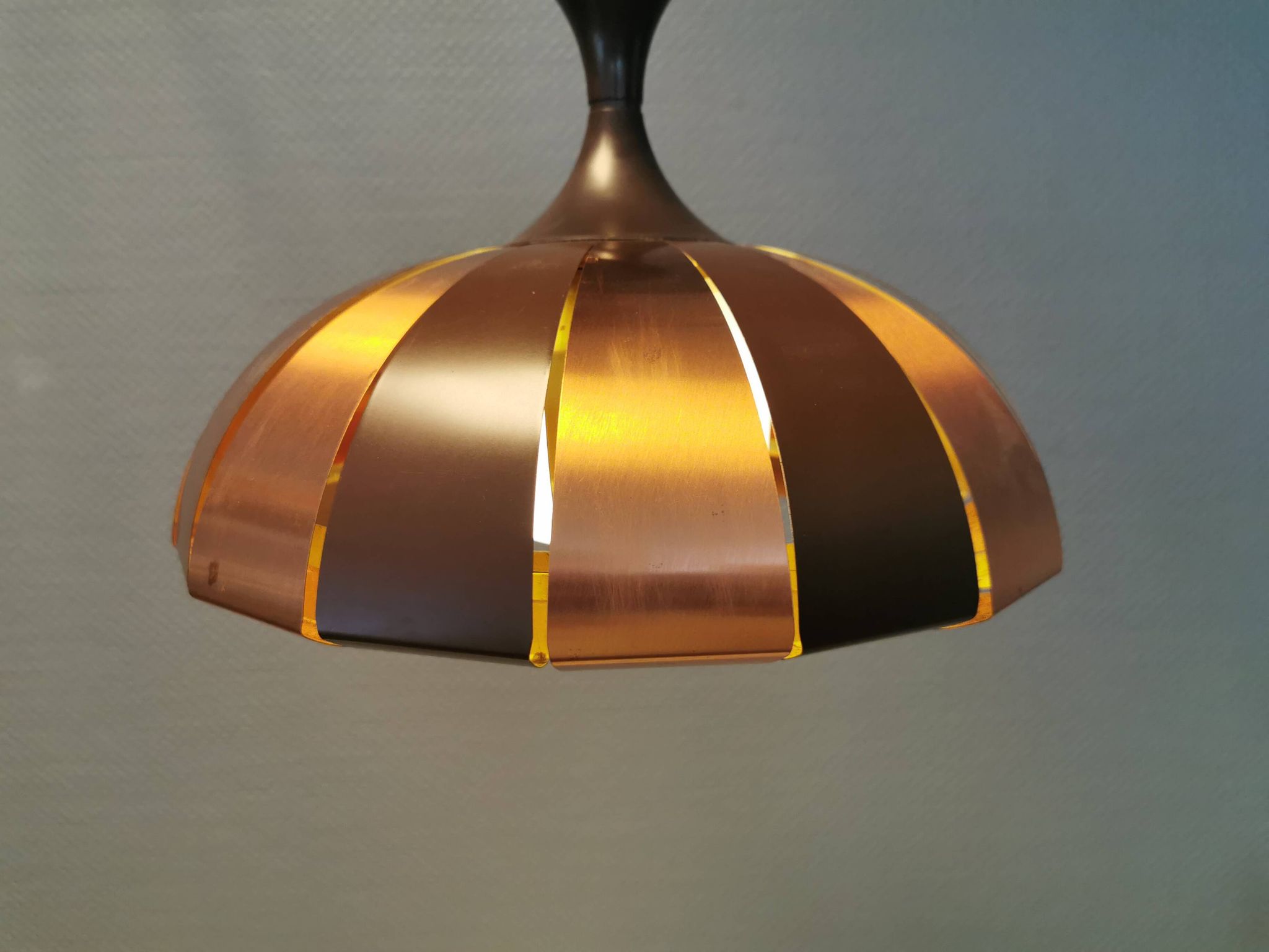 Hanging lamp from the 1970-80s, designed by Danish Werner Schou for his own company Coronell Elektro