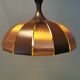 Lampe suspendue des années 1970-80, conçue par le danois Werner Schou pour sa propre entreprise Coronell Elektro