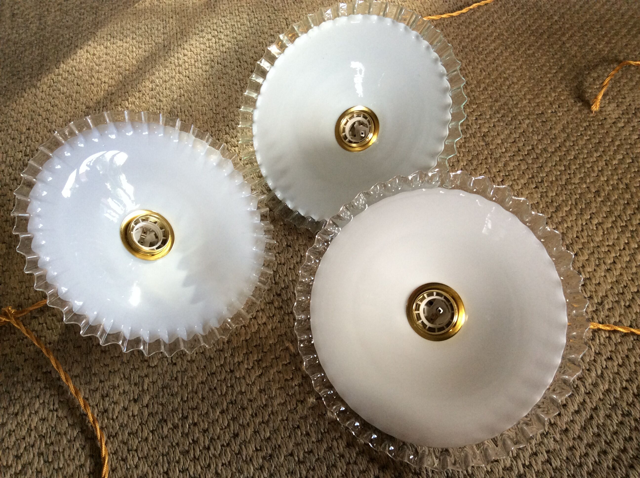 Trio of opaline suspensions