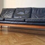 Midcentury Rare Leather Sofa Bovenkamp, Netherlands, 1960s