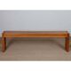 Banc vintage en orme massif édité par Maison Regain, 1980