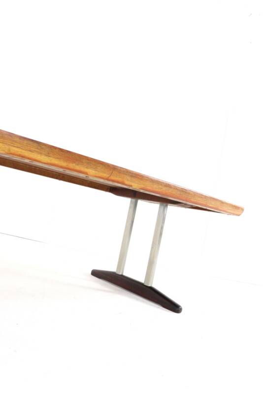 Rosewood / walnut coffee table 'Drachten' - mid century modern