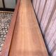 Large bar counter furniture 233 cm buffet in solid cherry wood 1970