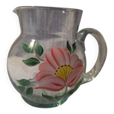 Decorative jug with floral pattern