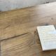 Solid oak farmhouse table 185cm