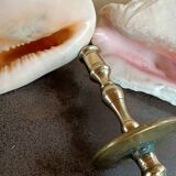 Oriental candlestick in gilded bronze