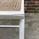Set of 4 Cesca b32 model chairs in white by Marcel Breuer