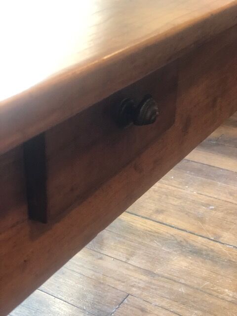 Solid oak farmhouse table