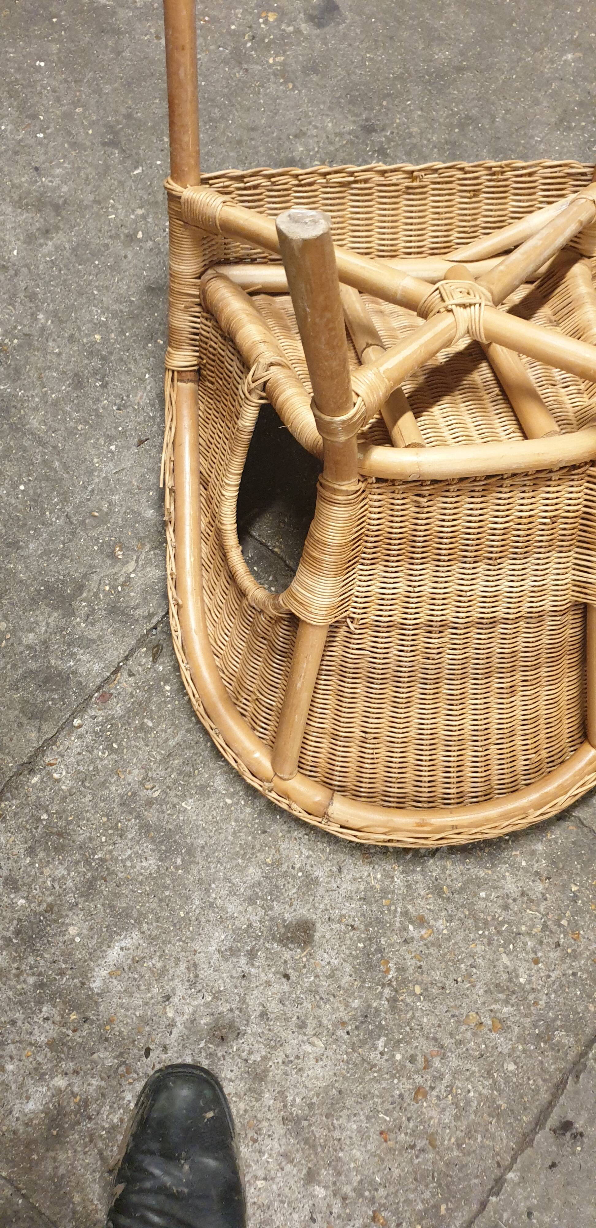 Children's rattan armchair