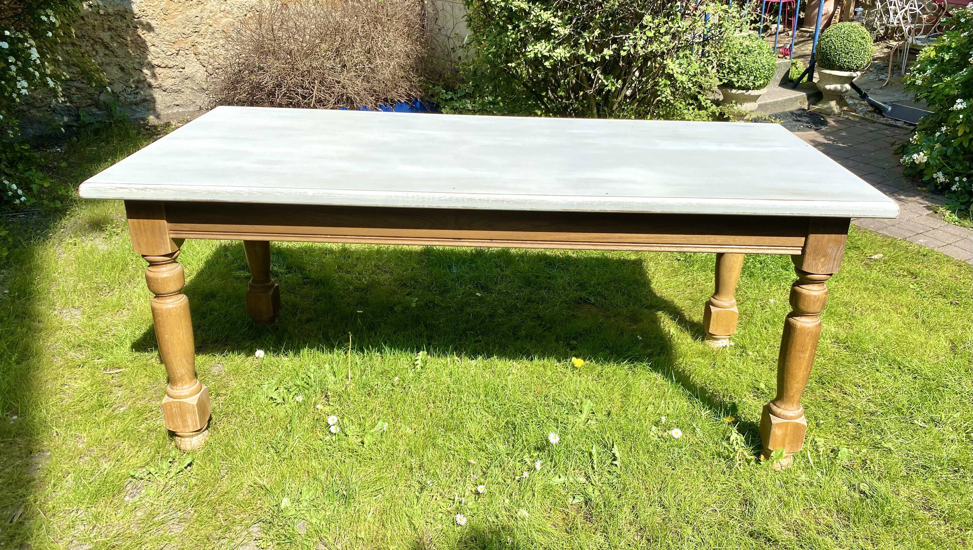 Vintage oak farmhouse table 180cm