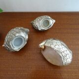 Lot of salerons hens style Mauro Manetti vintage